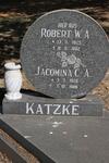 KATZKE Robert W.A. 1925-1982 & Jacomina C.A. 1926-1986