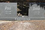COMBRINK Paul 1897-1982 & Annie 1905-1981