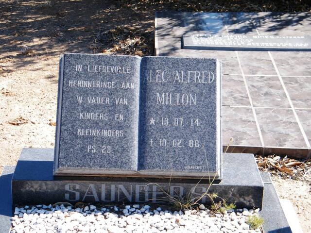 SAUNDERS Alec Alfred Milton 1914-1988