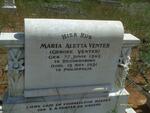VENTER Maria Aletta nee VENTER 1863-1931