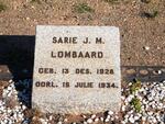 LOMBAARD Sarie J.M. 1928-1934