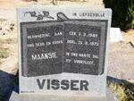 VISSER Maansie 1949-1973