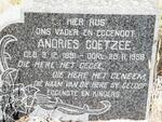 COETZEE Andries 1891-1958