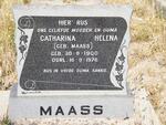 MAASS Catharina Helena nee MAASS 1900-1976