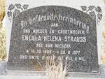 STRAUSS Engela Helena nee VAN NIEKERK 1889-1972