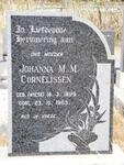 CORNELISSEN Johanna M.M. nee WIESE 1899-1963