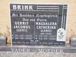 BRINK Gerrit Jacobus 1918-2005 & Magdalena Catherina STEYN 1917-2008