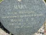 MARX Martha J.J. nee CLARK 1891-1968