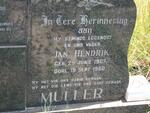 MULLER Jan Hendrik 1907-1960