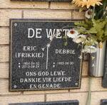 WET Eric, de 1954-2013 & Debbie 1955-