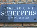 SCHEEPERS P.G.G. 1983-2010