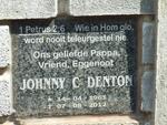 DENTON Johnny C. 1961-2012