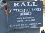 RALL Albrecht Johannes Herold 1933-2013