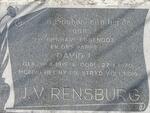 RENSBURG David J., J.V. 1915-1970