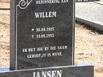 JANSEN Willem 1925-1993