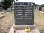 OOSTHUIZEN Andries Johannes 1931-1974 & Harriet Louisa 1936-2009