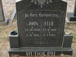 RUDOLH John 1899-1986 & Ellie 1905-1989