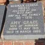 HODGE Norman George 1911-1976 & Amy Grace 1915-1985