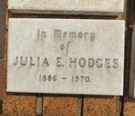 HODGES Julia E. 1886-1970
