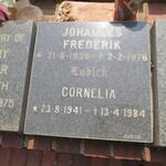 LUDICK Johannes Frederik 1938-1976 & Cornelia 1941-1984