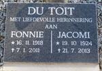 TOIT Fonnie, du 1918-2011 & Jacomi 1924-2013