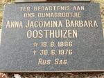 OOSTHUIZEN Anna Jacomina Barbara 1886-1976