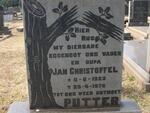 PUTTER Jan Christoffel 1923-1976
