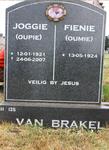 BRAKEL Joggie, van 1921-2007 & Fienie 1924-