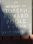POOLE Joseph Edward -1966