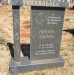 TSHABALALA Fanyana Thomas 1953-2008