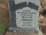 McCALLAGHAN Willem Abraham 1935-1975
