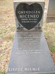 MICENKO Gwendolen 1984-1986