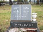 MYBURGH Bert 1932-1999 & Anna 1934-2006