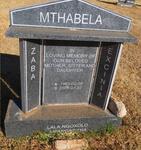 MTHABELA Zaba Excinia 1963-2005