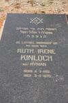 KINLOCH Ruth Irene nee HYMAN 1912-1970