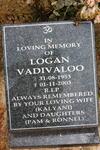 VADIVALOO Logan 1953-2003