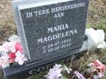 COETZEE Maria Magdelena 1922-2010