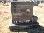 LOMBARD Grietha 1919-2005