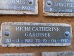 GARDINER Riche Catherine 1982-1997