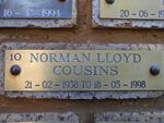 COUSINS Norman Lloyd 1938-1998