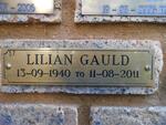 GAULD Lilian 1940-2011
