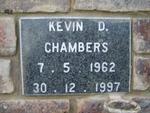 CHAMBERS Kevin D. 1962-1997