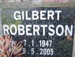 ROBERTSON Gilbert 1947-2005