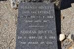 RIVETT Norman 1894-1968 & Susanna VAN EEDEN 1901-1965