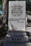 KEMP Martha Maria Magdalena nee VAN DER WATT 1893-1943