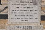 EEDEN Jan S., van 1901-1956 & Catharina 1903-1990