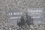 ROUX Johan R., le 1937-2004 :: CELLIERS Regine nee LE ROUX 1935-1968