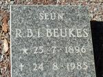 BEUKES R.B.I. 1896-1985