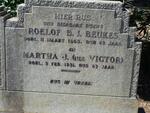 BEUKES Roelof B.I. -1943 & Martha J. VICTOR -1931