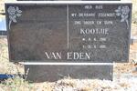 EDEN Kootjie, van 1916-1991